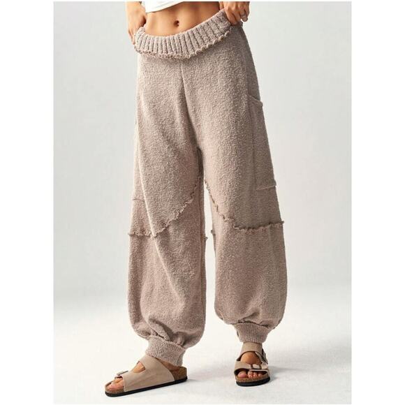 Free People Inspired Boho Oversized Pants Shein Bohemela Black Women's Size S - Picture 1 of 5